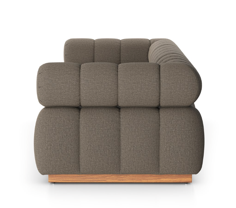 Roma Outdoor 3pc Sectional Sofa - Alessi Fawn – LIVING.KY