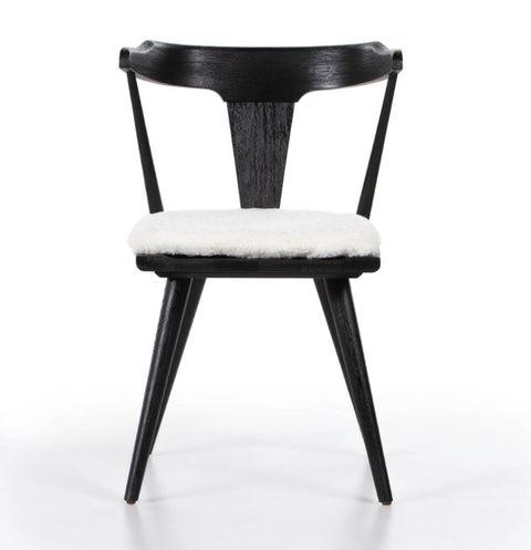 Ripley Dining Chair W Cs Cream-Black Oak