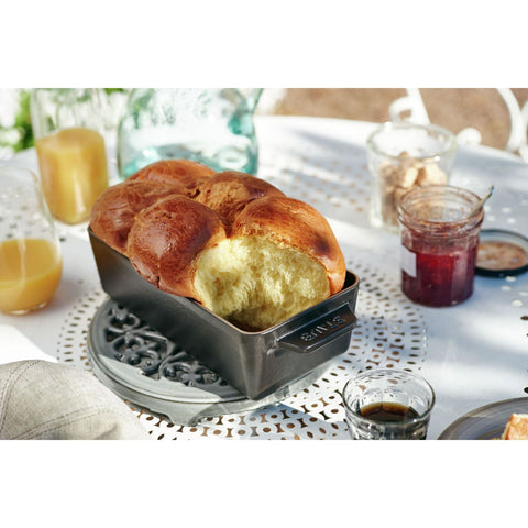 Cast Iron - 12.75" X 5.25” Loaf Pan NO LID - Black Matte