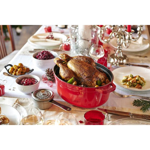 Cast Iron - Coq au Vin Dutch Ovens - 5.75-qt Coq au Vin Dutch Oven - Cherry