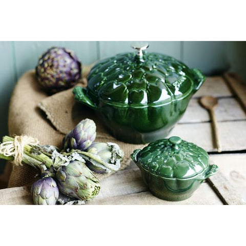 Cast Iron - Specialty Shaped Dutch Ovens - 3-qt Artichoke Dutch Oven - Basil
