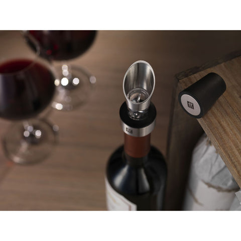 Sommelier Accessories - Stainless Steel Decanter, Wine Aerator, Pourer  & Stopper