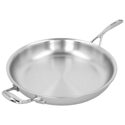 Atlantis - Proline 12.5" Stainless Steel Fry Pan with Helper Handle