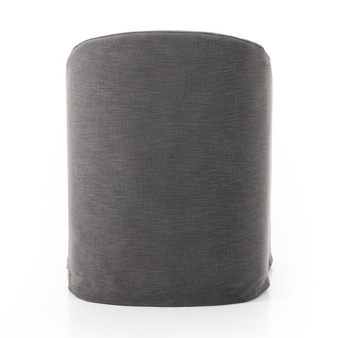 Cove Dining Chair W/ Casters - Bergamo Charcoal