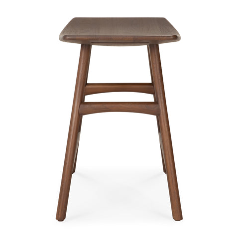 Osso Dining stool - Teak Brown - Varnished