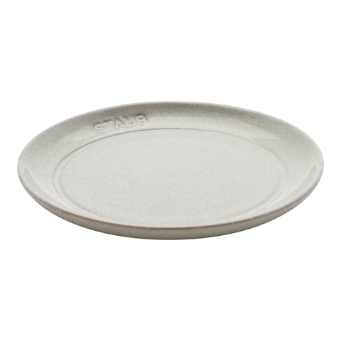 Ceramics - 4 Pc Appetizer Plate Set - White Truffle