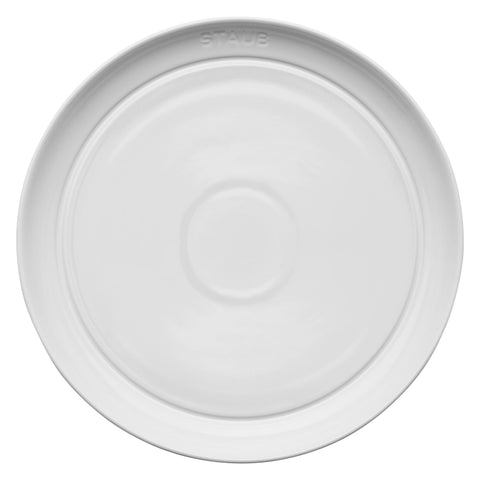 Ceramics - 4 Pc Salad Plate Set - White
