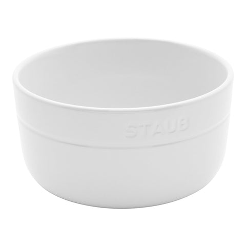 Ceramics - 4 Pc Cereal Bowl Set - White