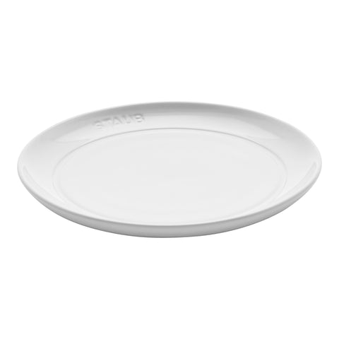 Ceramics - 4 Pc Appetizer Plate Set - White