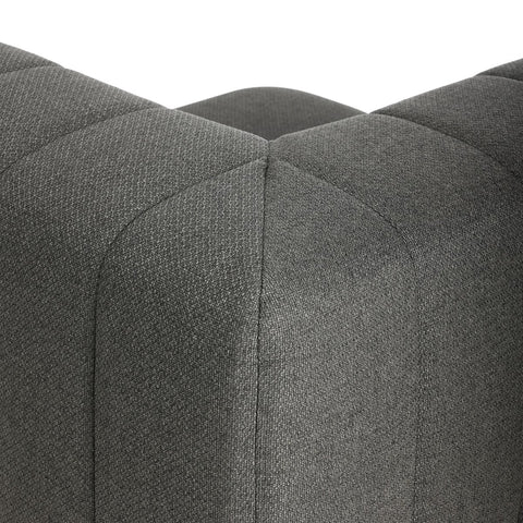 Gwen Outdoor Sectional Corner Piece - Hayes Charcoal