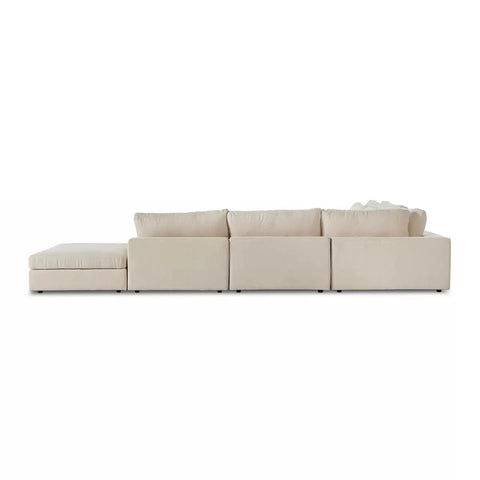 Bloor 5-Pc Sectional LAF w/ Ottoman - Clairmont Ivory