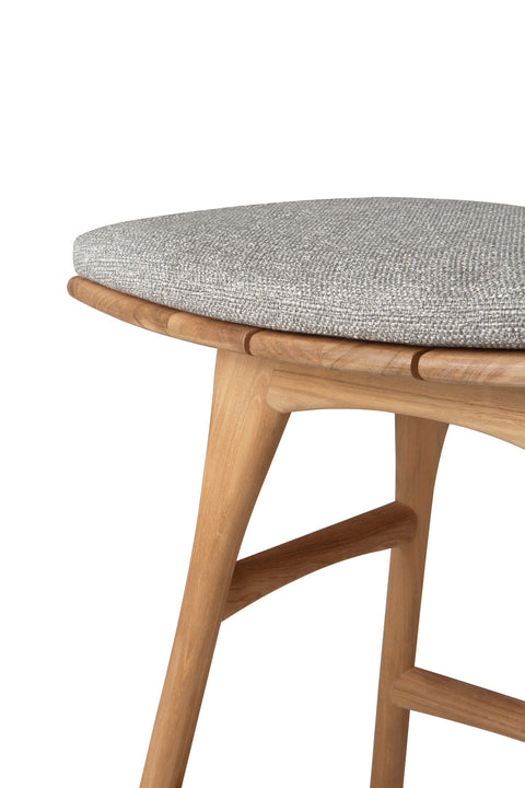 Osso Outdoor Stool - Teak - Mocha