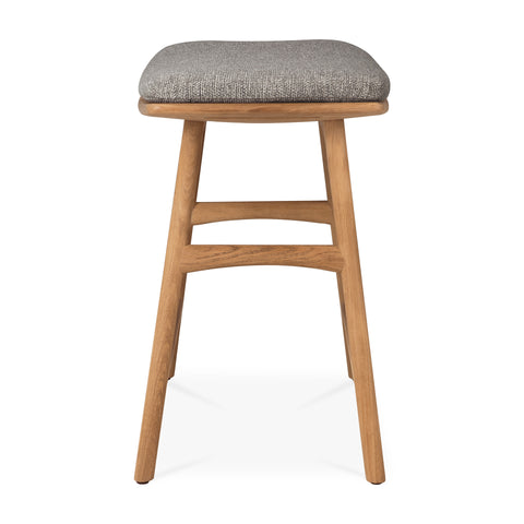 Osso Outdoor Stool - Teak - Mocha