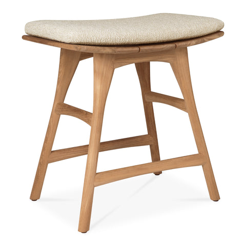 Osso Outdoor Stool - Teak - Natural