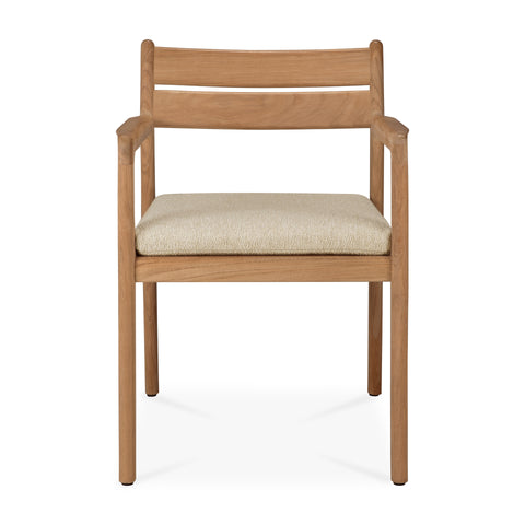 Jack outdoor dining chair cushion - Natural
