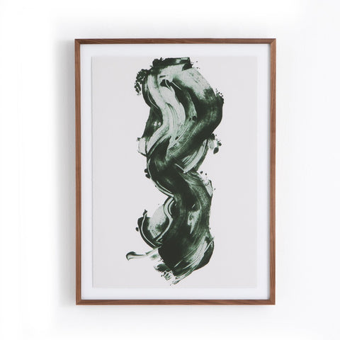 Green Stroke By Gold Rush Art CO - 36" X 48"