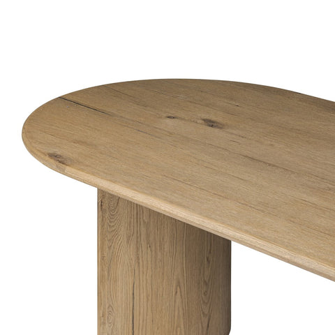 Paden Dining Table - Worn Oak Veneer