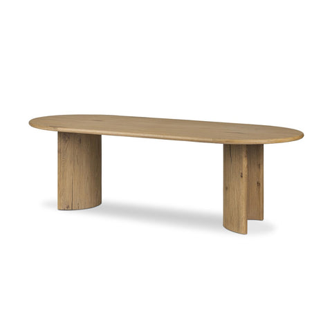 Paden Dining Table - Worn Oak Veneer