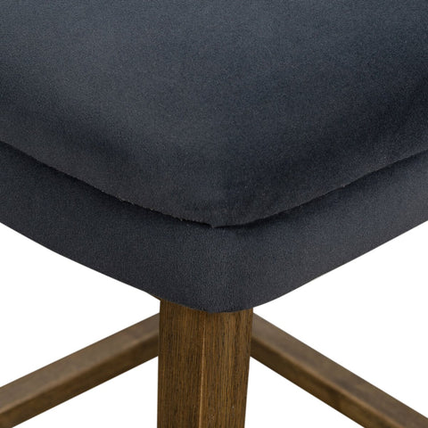 Task Swivel Counter Stool - Modern Velvet Shadow
