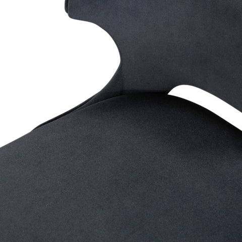 Task Swivel Counter Stool - Modern Velvet Shadow