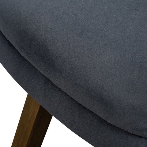 Task Swivel Counter Stool - Modern Velvet Shadow