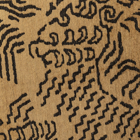 Sinclair Round Ottoman - Balkan Ochre