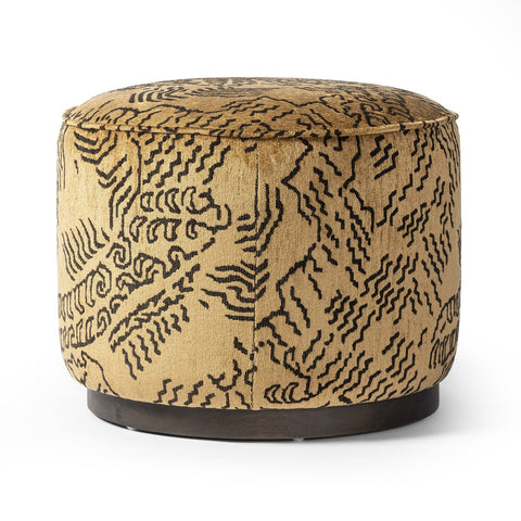 Sinclair Round Ottoman - Balkan Ochre