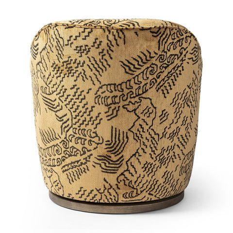 Aurora Swivel Chair - Balkan Ochre