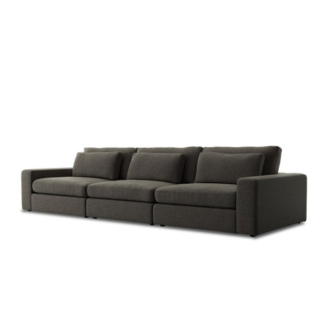 Bloor 3Pc Sectional Sofa - Landale Charcoal