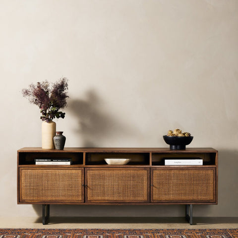 Carmel Media Console - Brown Wash