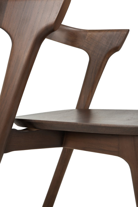 Bok Dining Chair - Teak Brown - Varnished