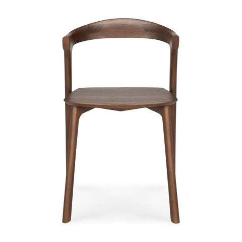 Bok Dining Chair - Teak Brown - Varnished