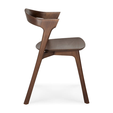 Bok Dining Chair - Teak Brown - Varnished
