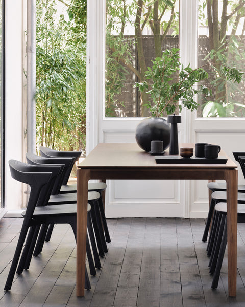 Bok Dining Table, 71" - Teak Brown - Varnished