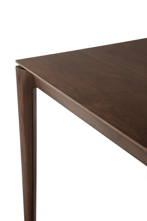 Bok Dining Table, 86.5" - Teak Brown - Varnished