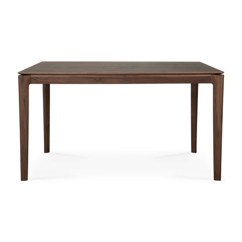 Bok Dining Table, 55" - Teak Brown - Varnished