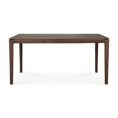 Bok Dining Table, 63" - Teak Brown - Varnished