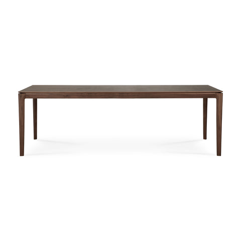 Bok Dining Table, 94.5" - Teak Brown - Varnished