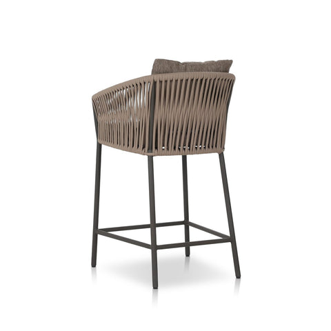 Porto Outdoor Counter Stool - Ellor Brown