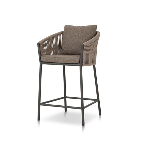 Porto Outdoor Counter Stool - Ellor Brown