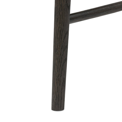 Glenmore Dining Chair- Light Carbon - Taupe Shearling