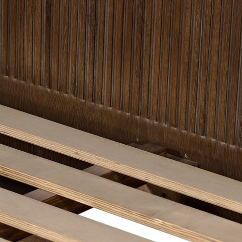 Fletcher Queen Bed - Terra Brown Oak