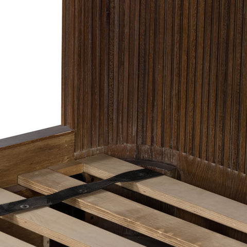 Fletcher Queen Bed - Terra Brown Oak