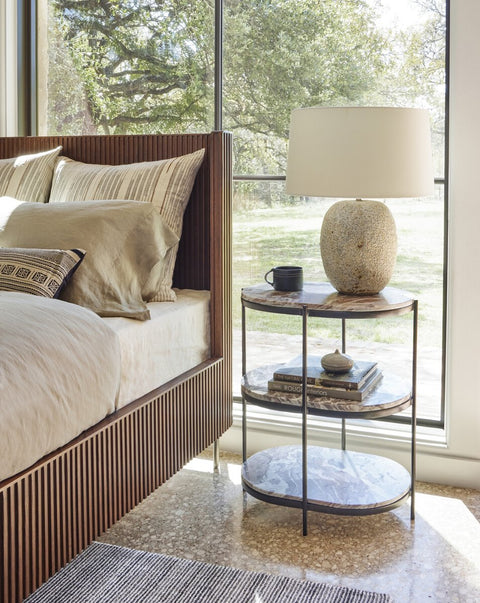 Fletcher Queen Bed - Terra Brown Oak