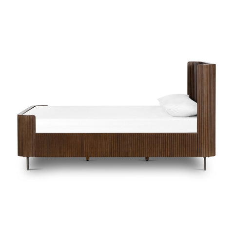 Fletcher Queen Bed - Terra Brown Oak