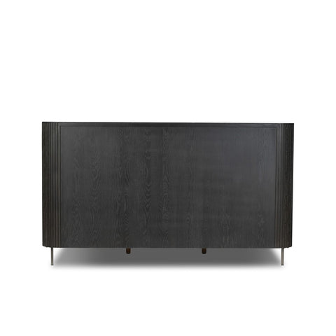 Fletcher King Bed - Distressed Black