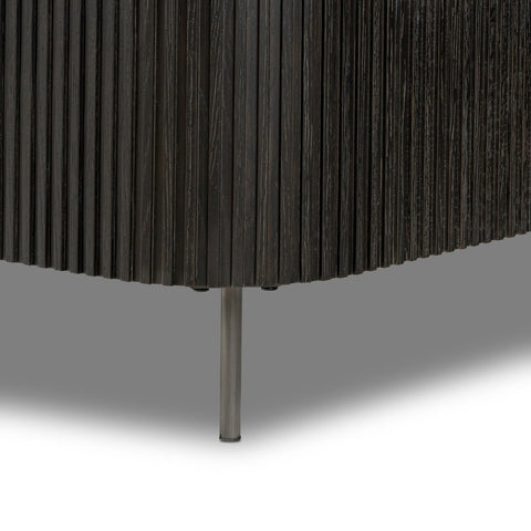 Fletcher King Bed - Distressed Black