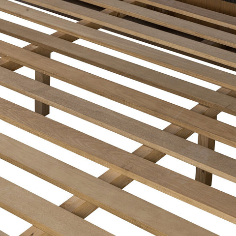 Fletcher King Bed - Distressed Black