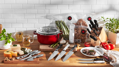 Forged Accent - 4pc Steak Set - White