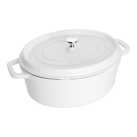 Cast Iron - Coq au Vin Dutch Ovens - 5.75-qt Coq au Vin Dutch Oven - White